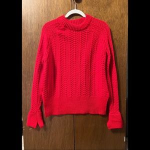 Red Knit Sweater